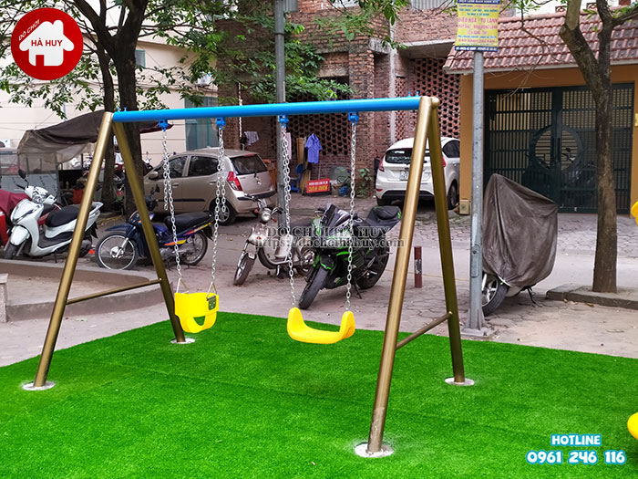 Sản xuất lắp đặt đồ chơi ngoài trời cho sân chơi chung cư ở Hà Nội