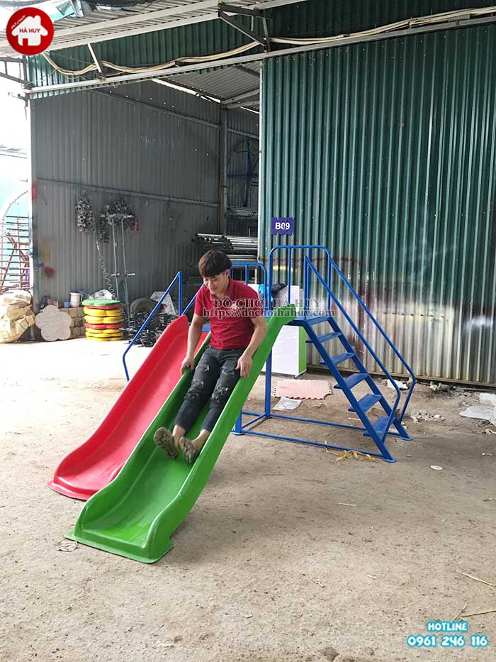 Hướng dẫn sử dụng và bảo quản thang leo cầu trượt cho bé
