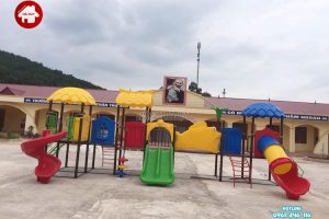 Lắp đặt bàn giao đồ chơi ngoài trời cho trường mầm non tại tỉnh Bắc Giang