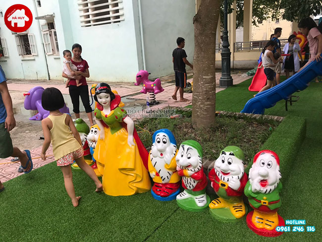 Sản xuất lắp đặt đồ chơi ngoài trời cho bệnh viện tại Mai Châu, Hòa Bình