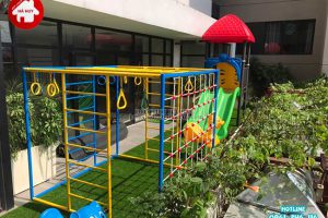 Lắp đặt đồ chơi ngoài trời trẻ em cho trường mầm non tư thục tại Hà Nội