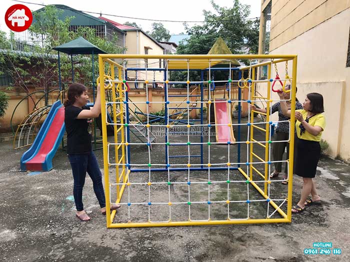 Thi công lắp đặt đồ chơi vận động cho trường mầm non tại tỉnh Hòa Bình