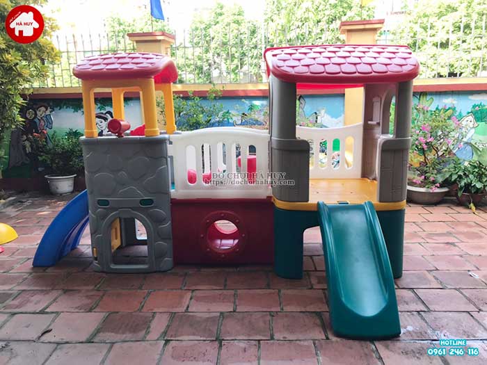 Thi công lắp đặt đồ chơi vận động cho trường mầm non tại tỉnh Hòa Bình