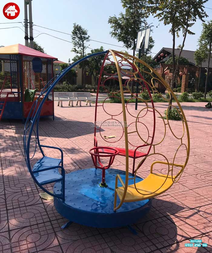 Lắp đặt đồ chơi ngoài trời trẻ em cho công viên tại tỉnh Nam Định