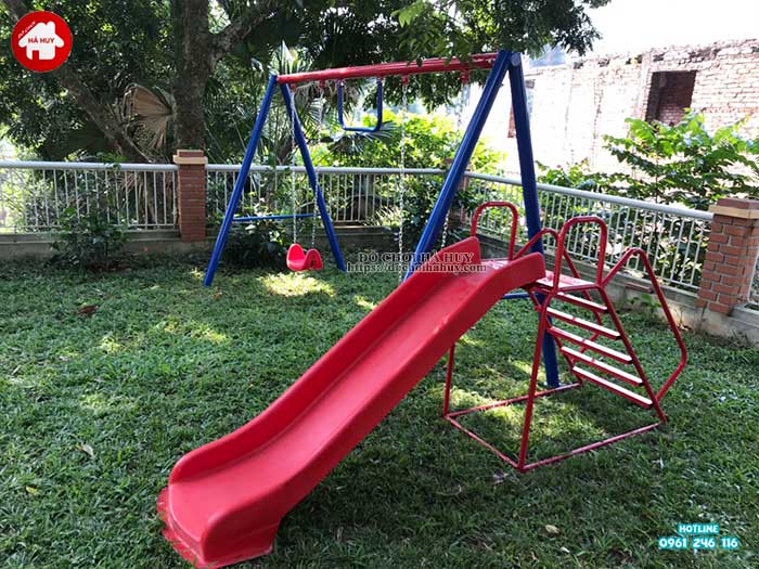 Lắp đặt đồ chơi ngoài trời cho khuôn viên sân vườn gia đình tại Ba Vì, Hà Nội